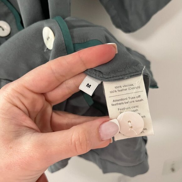 Sleeper Luxury Pajama Set in Blue Size Medium - Picture 3 of 7